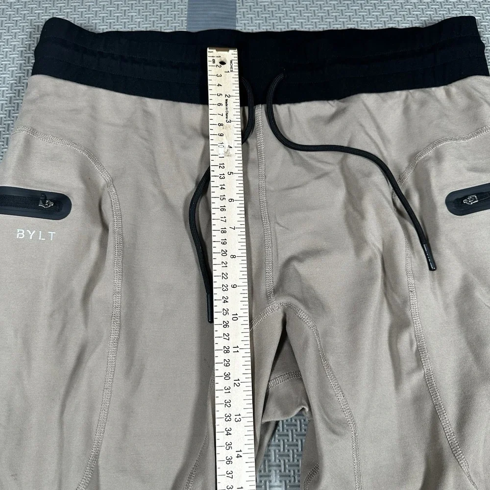 Bylt Jogger Mens XL Brown Tapered Premium Knit Gym Running Hiking Sweat Pants